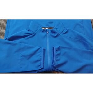 Adidas Lightweight 1/4 Zip‎ Jacket SMALL Royal Blue Windbreaker Training Pockets